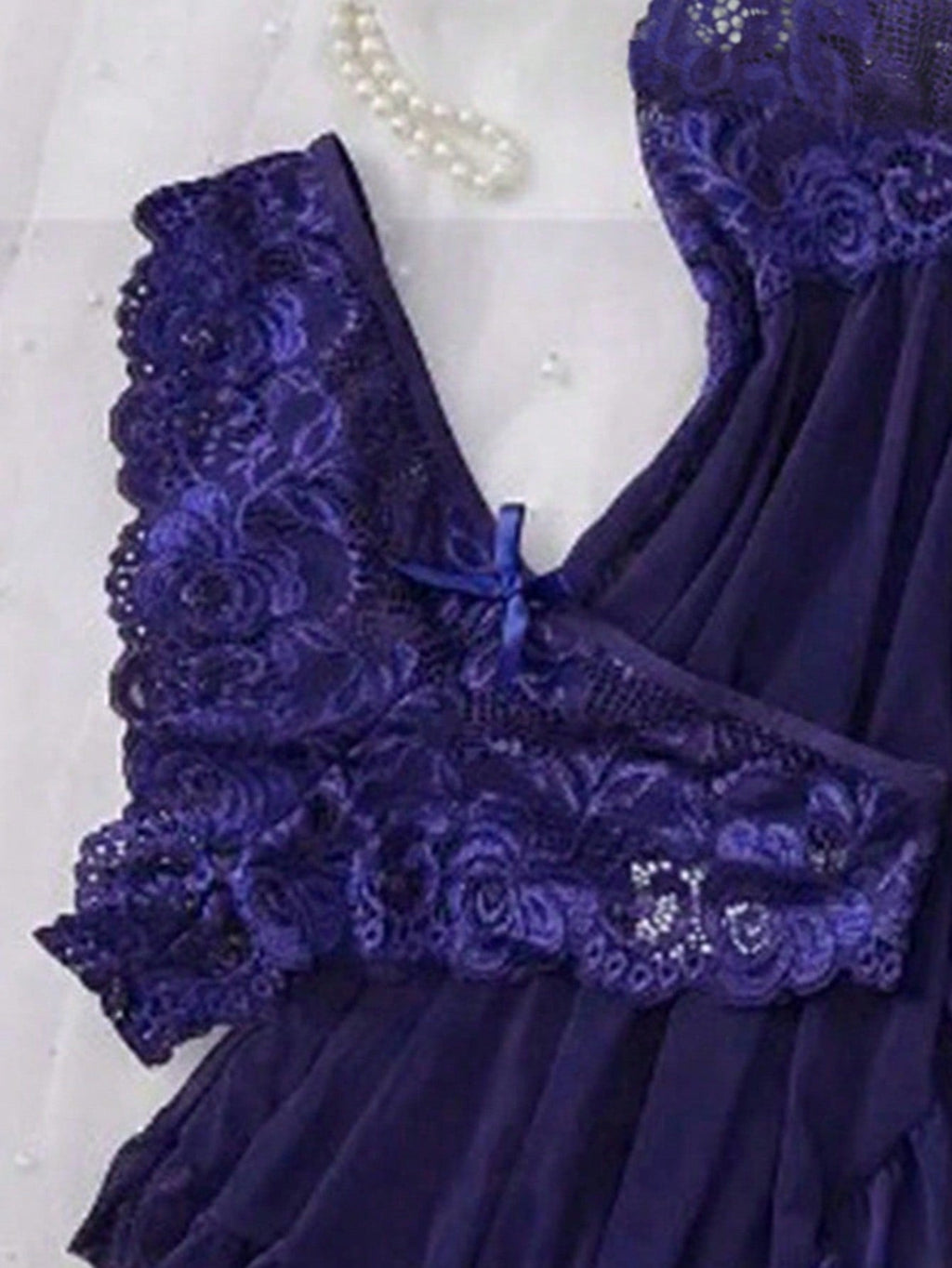 ❤️ Lingerie femme nuisette sexy en résille 👙