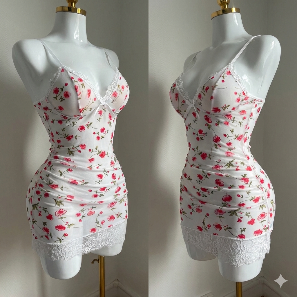 🌹 Lingerie robe chic & ultra féminine 💗