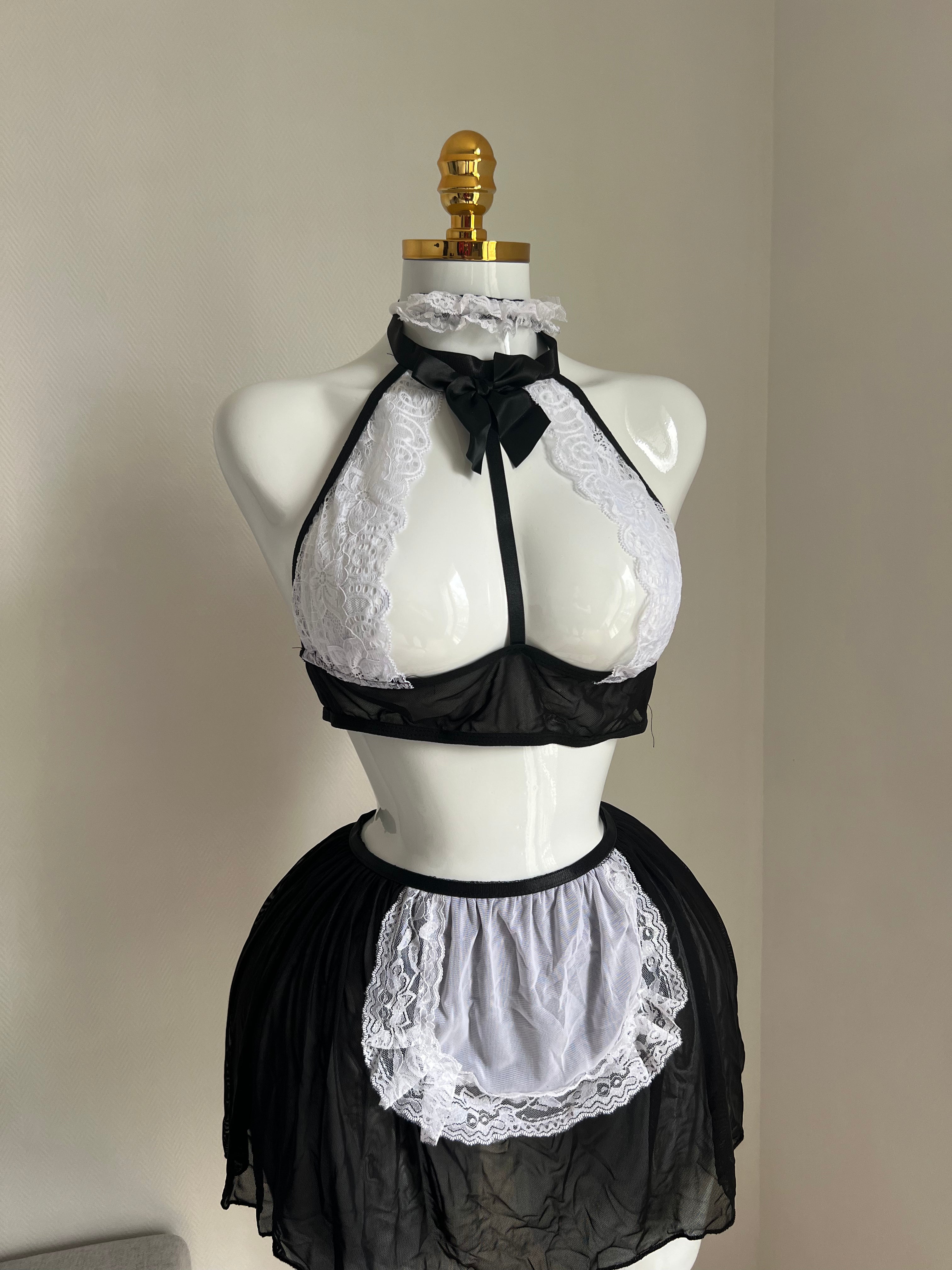 🖤 Lingerie maid sexy & élégante 🤍