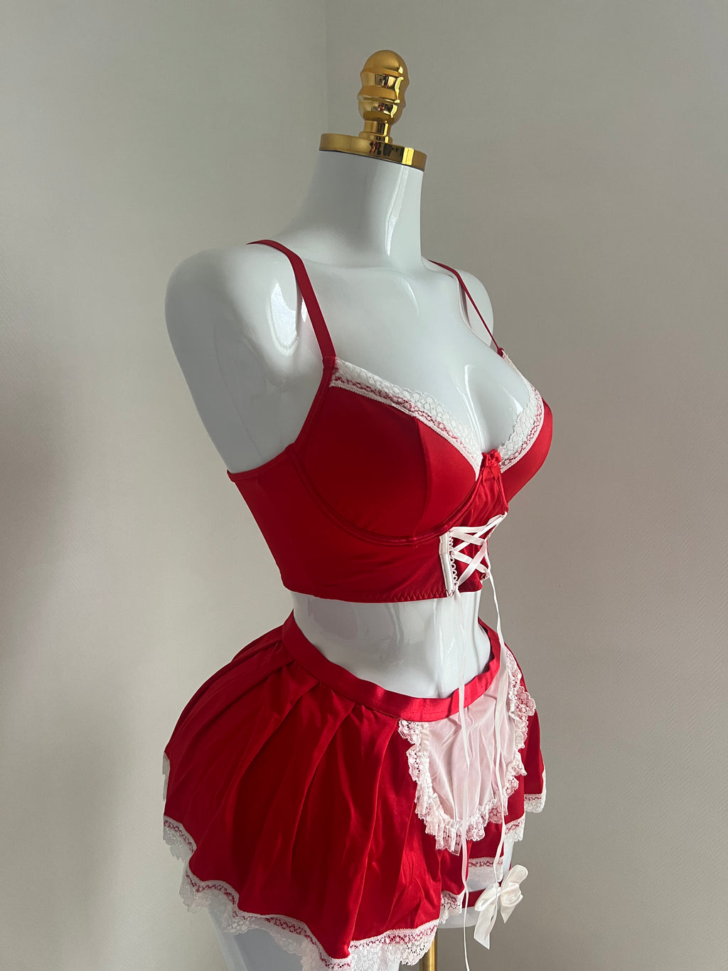🖤 Lingerie Black & RED maid 🤍