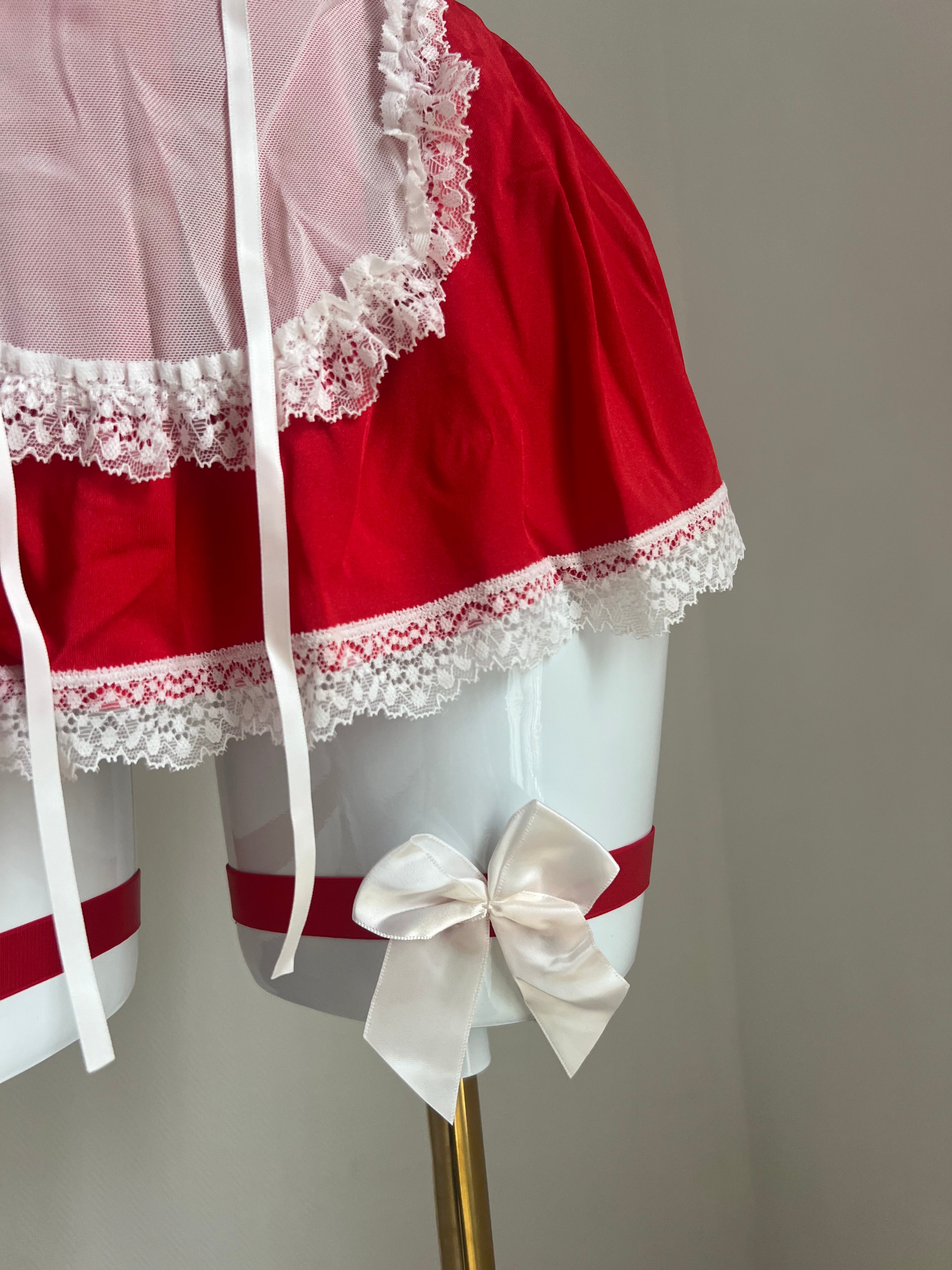 🖤 Lingerie Black & RED maid 🤍