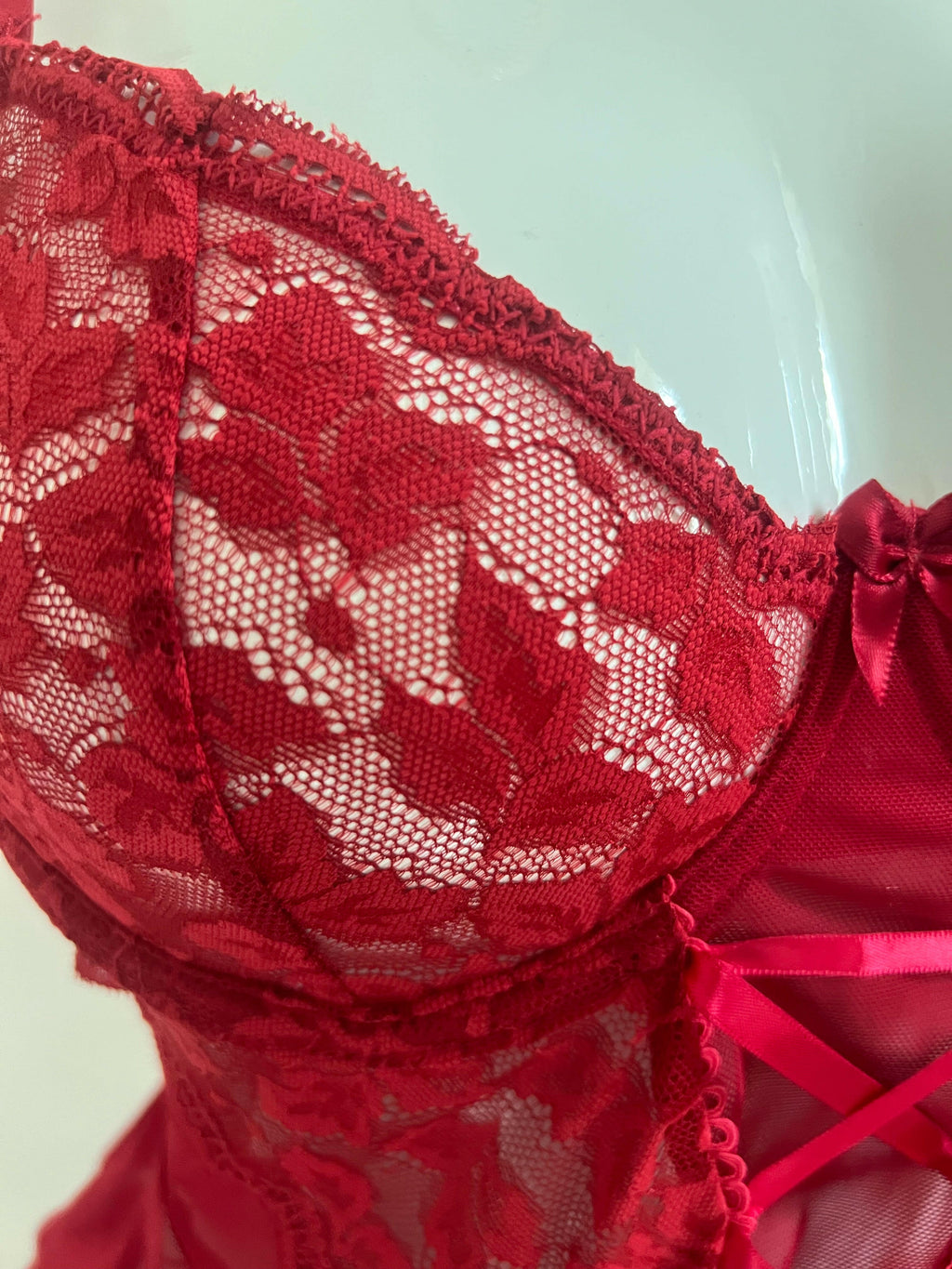 ❤️ Lingerie rouge sexy & élégante 💋