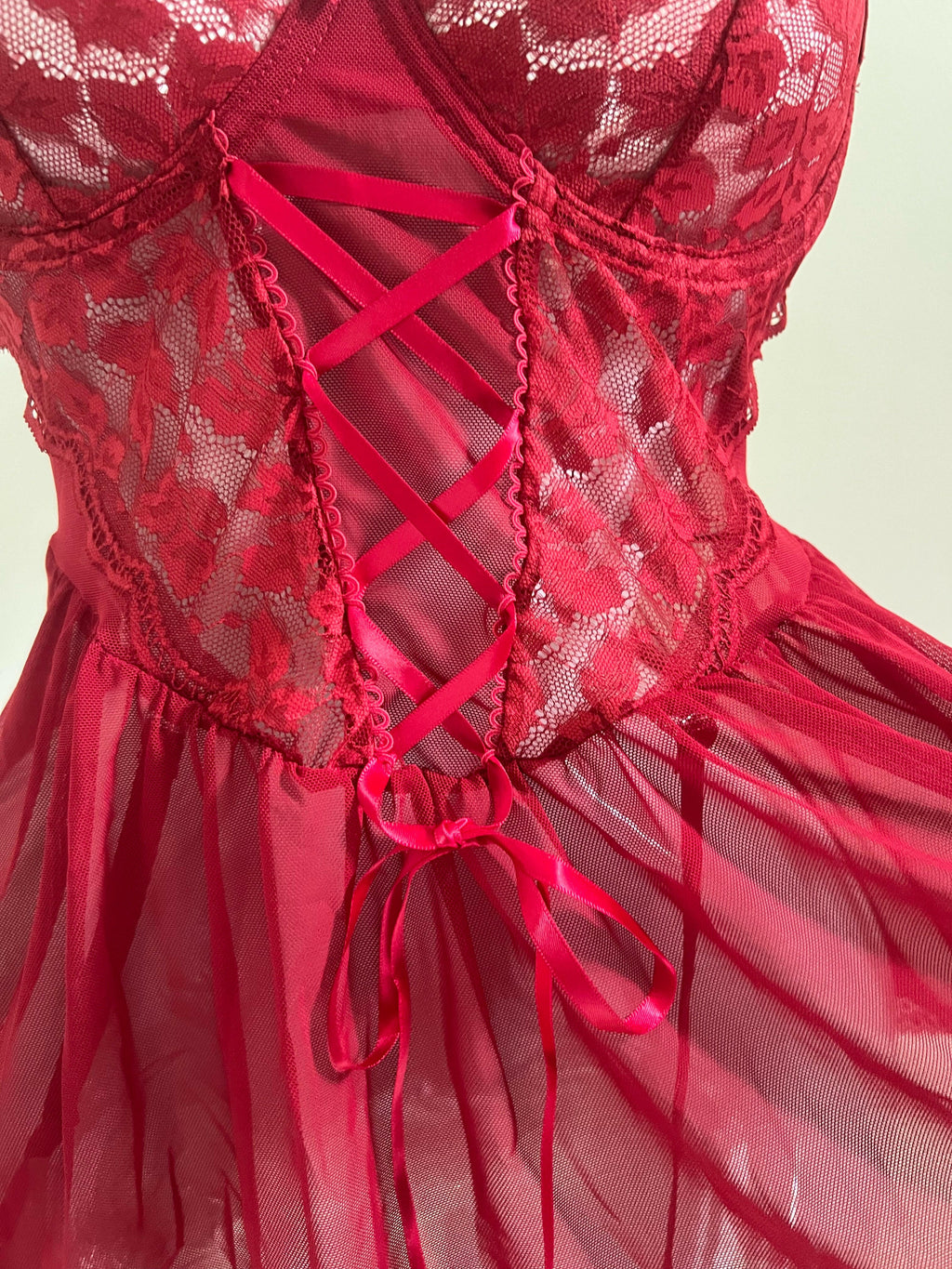 ❤️ Lingerie rouge sexy & élégante 💋