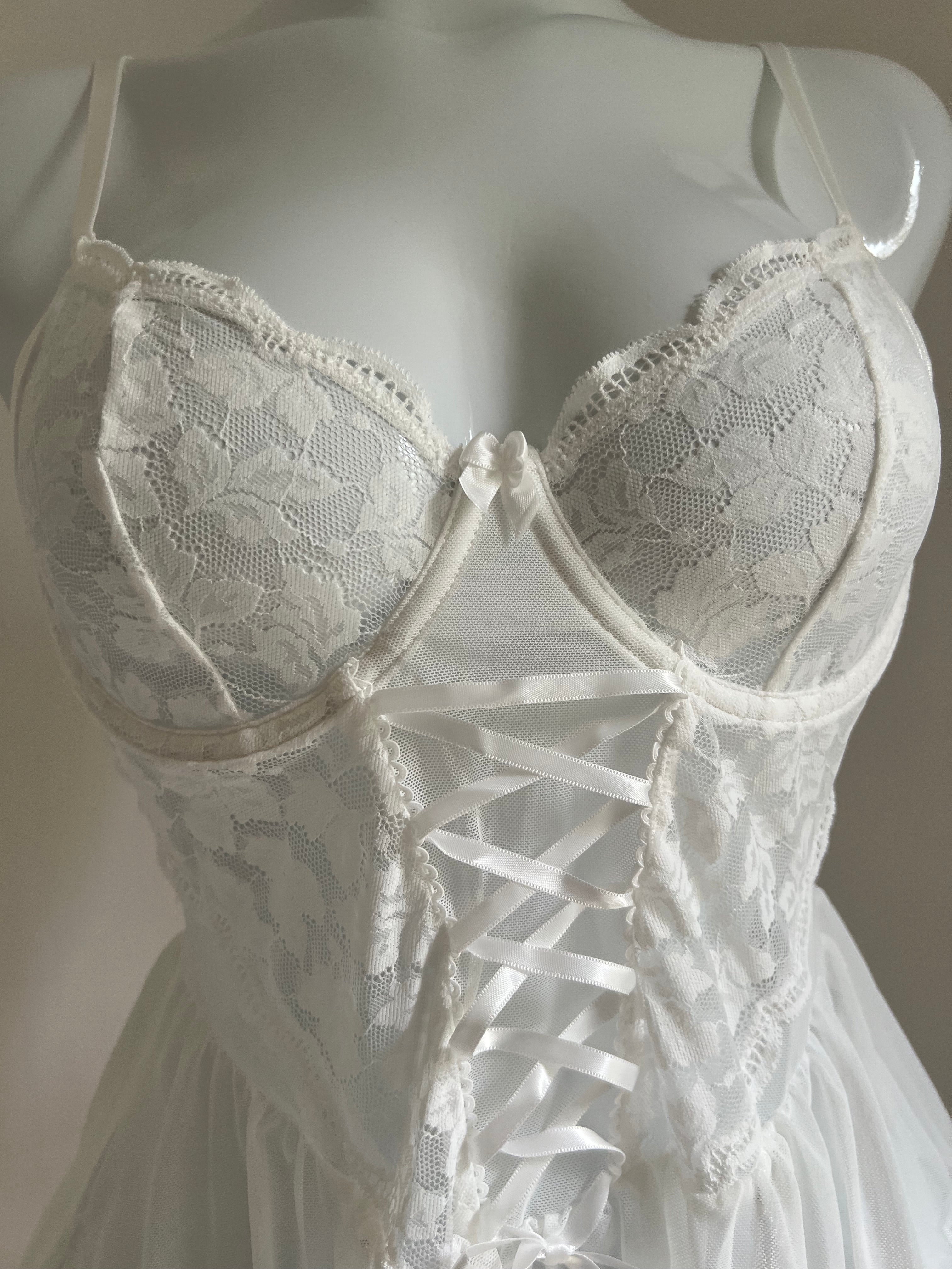 🤍 Lingerie blanche élégante & raffinée ✨