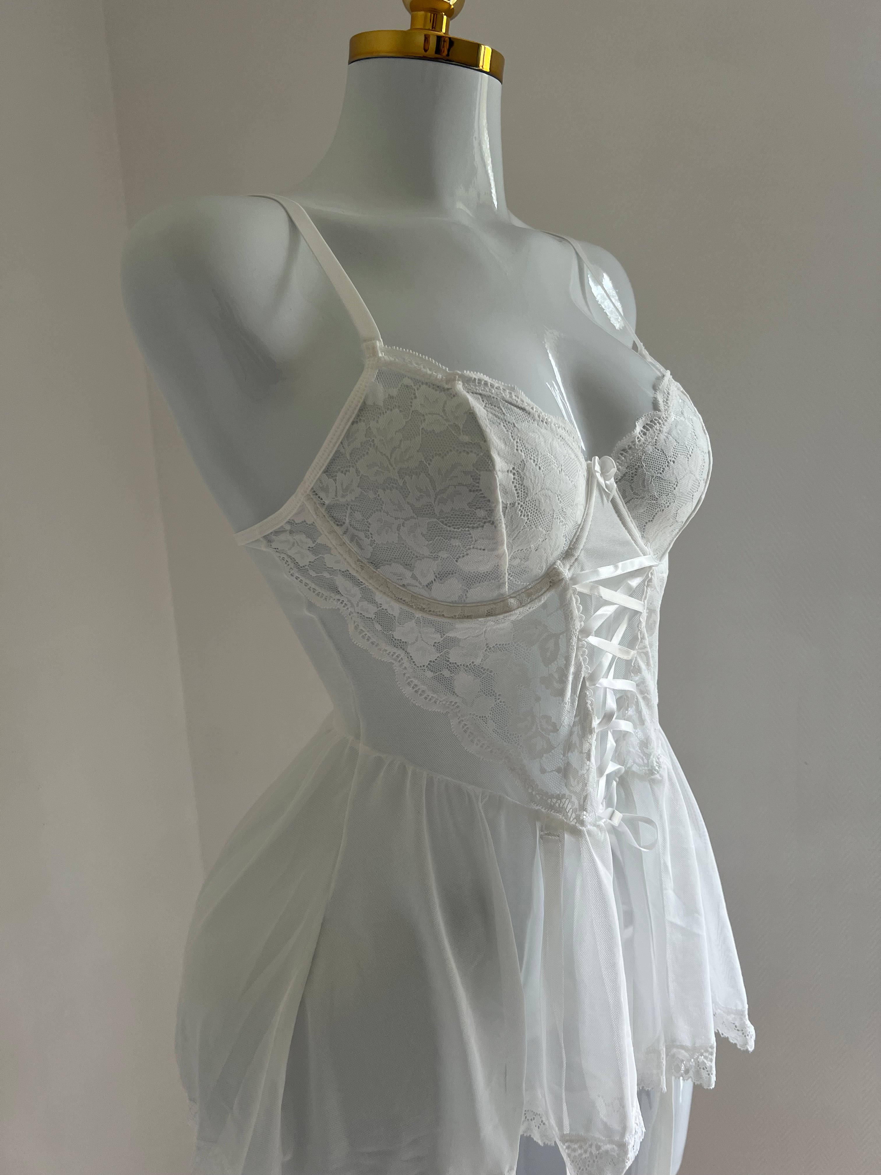 🤍 Lingerie blanche élégante & raffinée ✨