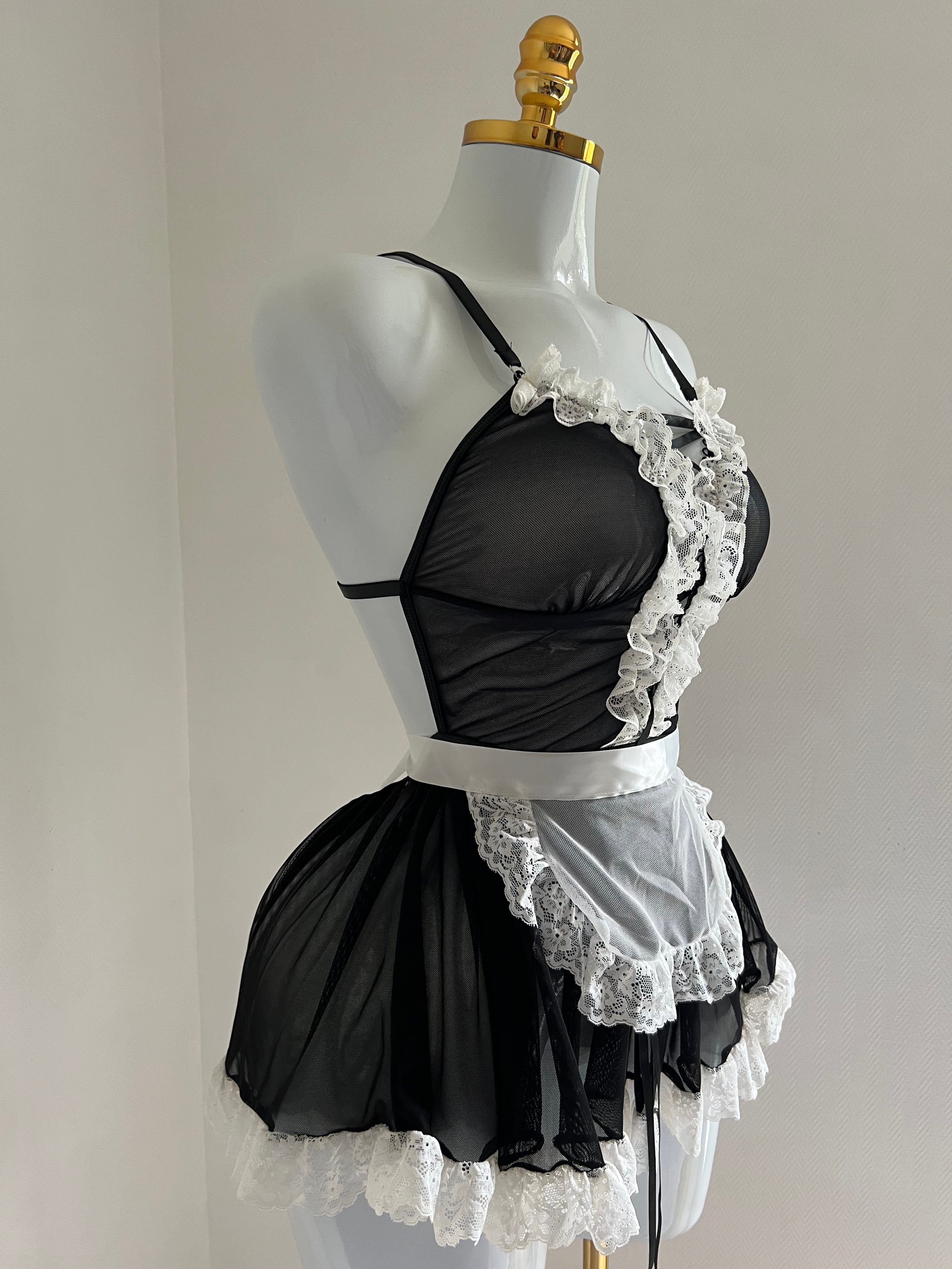🖤 Lingerie maid irrésistible & ultra sexy 🤍
