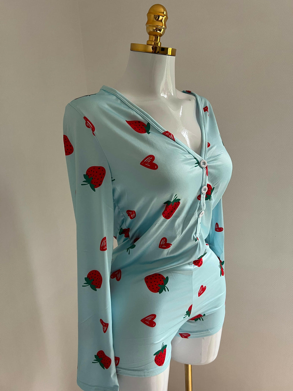 🍓 Pyjama fraise trop mignon & super doux 💙
