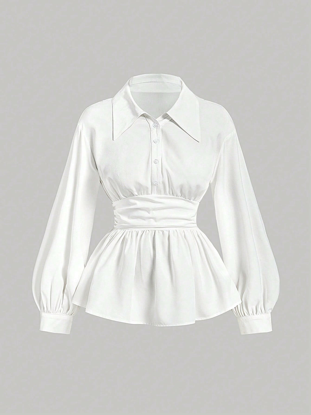 🤍 Chemise femme blanche coupe cintrée 💕