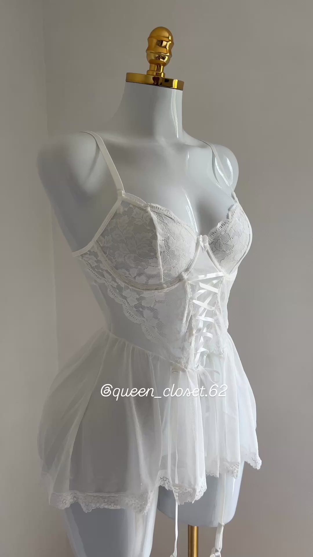 🤍 Lingerie blanche élégante & raffinée ✨
