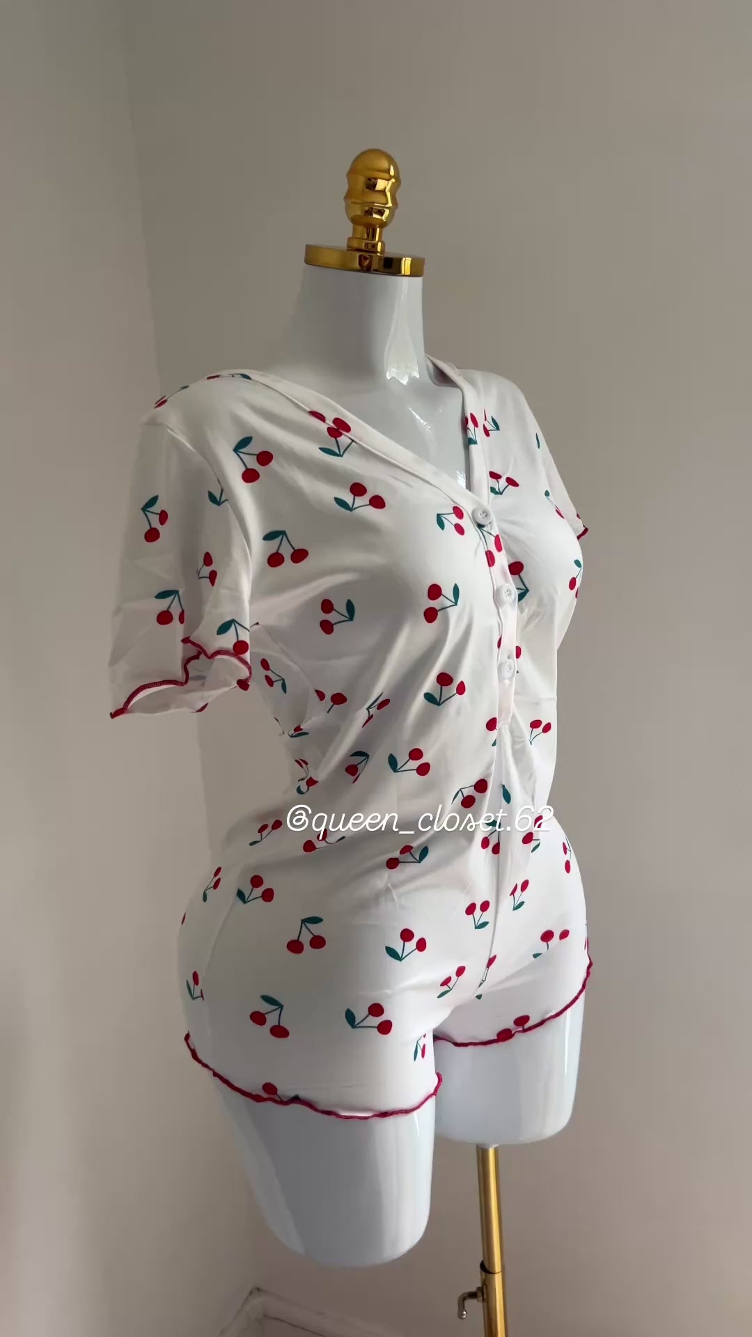 🍒 Pyjama cerises trop mignonne & confortable 🤍