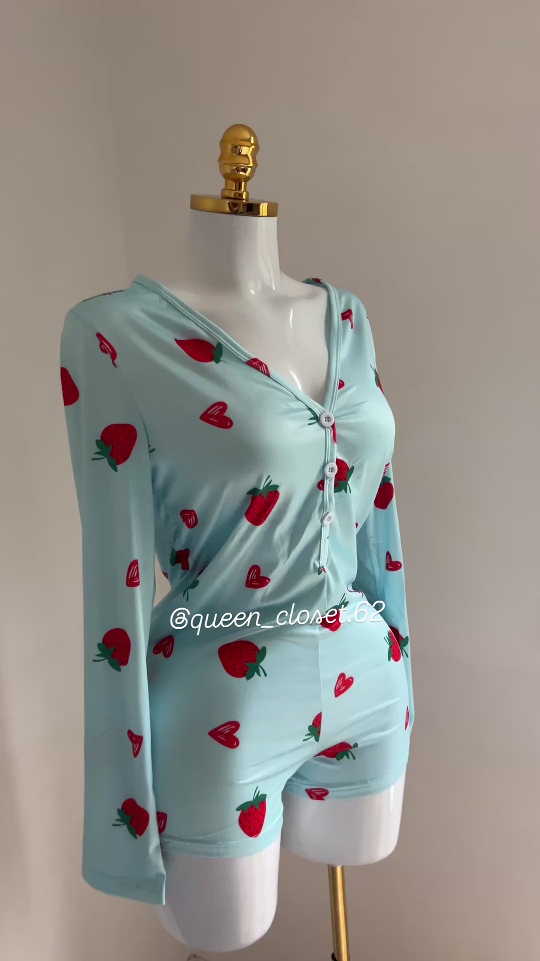 🍓 Pyjama fraise trop mignon & super doux 💙